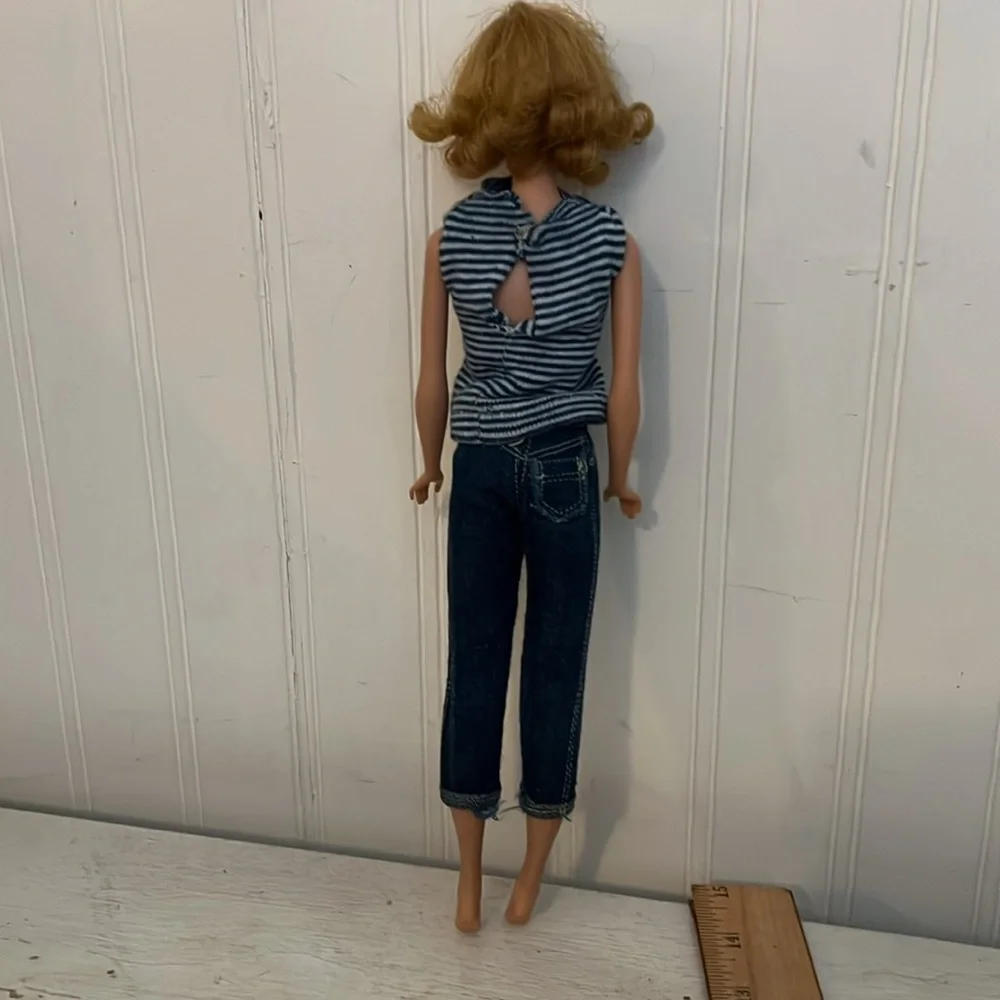 1958 Midge freckles Barbie doll Japan strawberry blonde